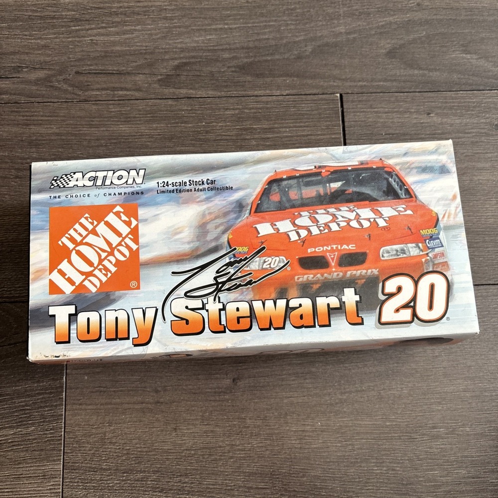 Tony Stewart #20 Home Depot 2001 Grand Prix Clear Window Bank